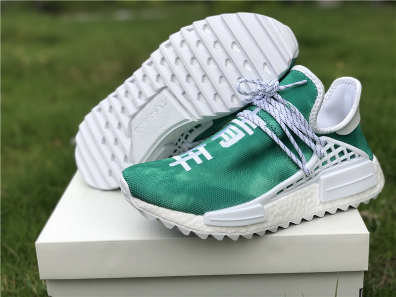 Super max Adidas NMD Human Race Pharrell China Exclusive Green(98% Authentic quality)